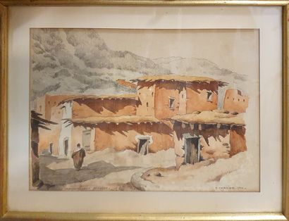 null VERDIER André (1908-1987)

Ramparts, 1947 - Bab Aïssa a Ousda, 1947 - market...