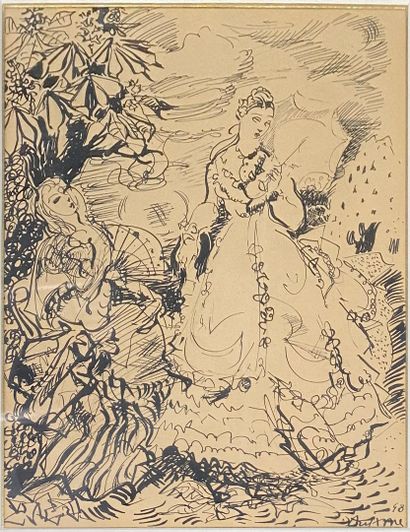 null AUJAME Jean , 1905-1965

Femmes dans un jardin, 1948

encre sur papier (insolation),...