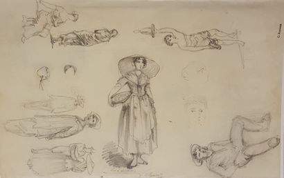 null ROMIEUX Osmond (1826-1908)

Set of 6 drawings:



Women and man "s head board,

pencil...