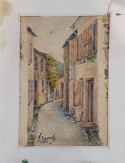 null LAURENT F (XIX-XX)





Rue de village en Montagne, 1883

aquarelle sur papier...