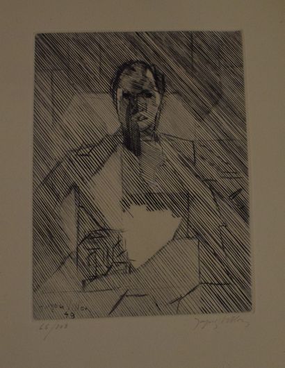 null VILLON Jacques (1875-1963)

Mater, 1949

Etching on paper, signed and dated...