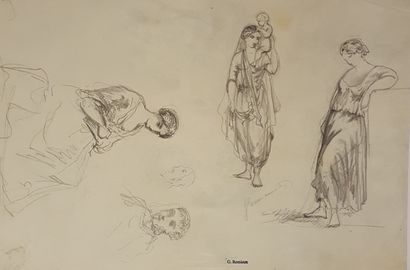 null ROMIEUX Osmond (1826-1908)

Set of 6 drawings:



Women and man "s head board,

pencil...