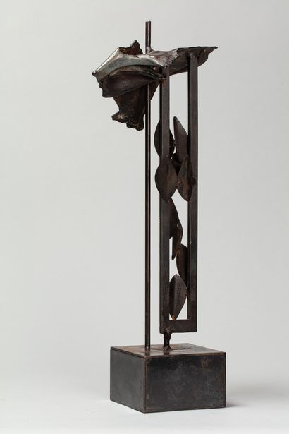 null MALTIER Dominique, born in 1954 

Untitled black

sculpture in cut, folded and...