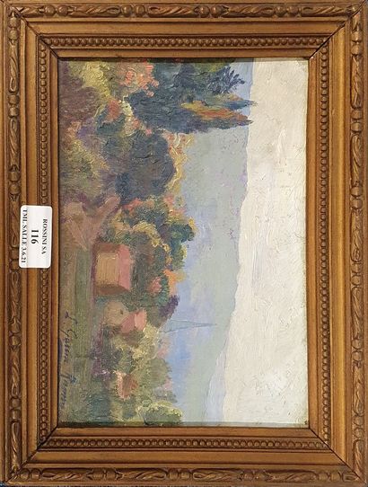 GARCIA RAMON Léopoldo, 1876-1958, 
Landscape...