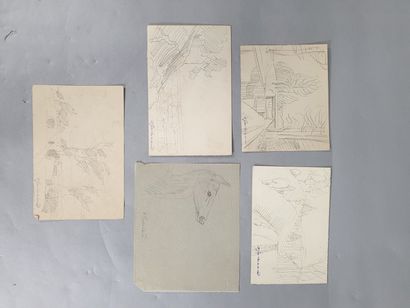 null POUSTOCHKINE Basil (1893-1973)

Various subjects

Set of 6 studies, Pencil on...