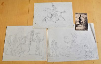 null GASSER Gustave (XIX-XXth)

Various subjects 

Set of 6 studies (pencil, ink...)...