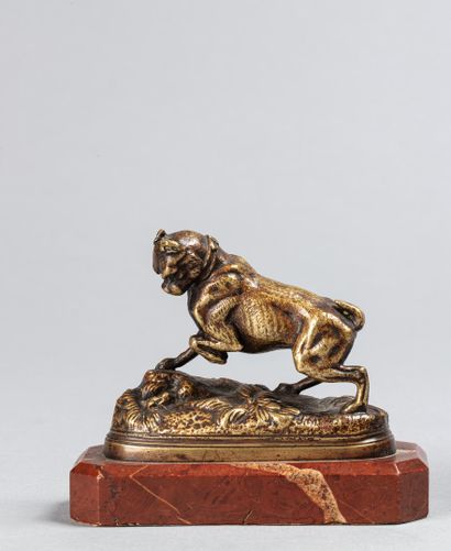 MOIGNIEZ Jules, 1835-1894 
Bulldog in front...