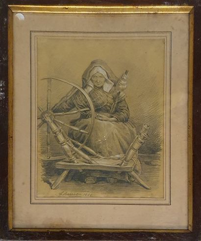 null BARRET Félix Cl. (1807-1888)



Homme au calvaire, 

Dessin au crayon et rehauts...