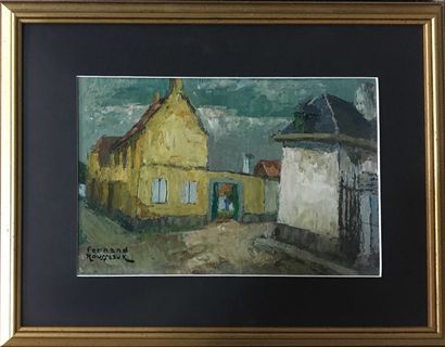 null ROUSSEAUX Fernand, 1892-1971

House in a village

Oil on panel, signed lower...