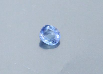 null Cushion sapphire on paper. 

Ceylon, unheated. 

weight : approx. 1.00 ct.