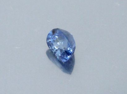 null Oval sapphire on paper.

Ceylon unheated. 

Weight : approx. 2.20 cts.