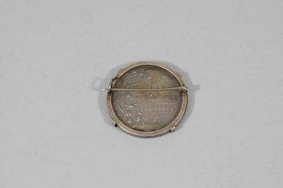 null Silver wedding medal, the obverse marked souvenir and showing a union, reverse...