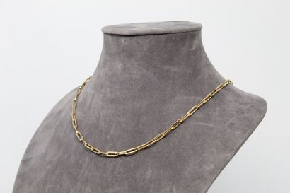 null Yellow gold necklace 18k (750).

Around the neck : 56 cm. - Weight : 21.31 ...