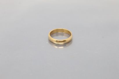 null Wedding ring in 18k (750) yellow gold, not engraved.

Finger size : 51- Weight...