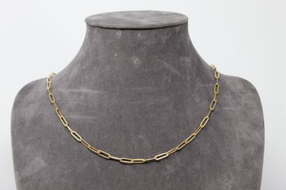null Yellow gold necklace 18k (750).

Around the neck : 57 cm. - Weight : 16.21 ...