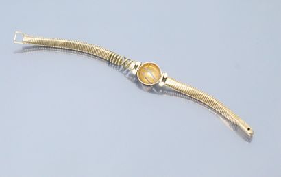 null 18k (750) yellow gold bracelet scrap.

Weight : 22.15 g.