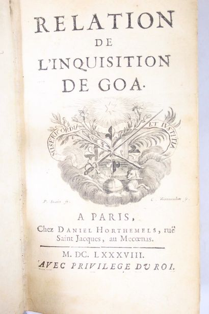 null INQUISITION. - [MARSOLLIER (l'abbé Jacques)]. Histoire de l'Inquisition et son...