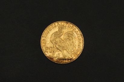 null Pièce en or de 20 francs Coq 1901.

1901 (x1).



Poids : 6.45 g - TB, tâch...