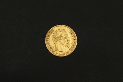 null Pièce en or de 5 francs Or Napoléon III (1860 A)

TTB.

Poids : 1.52 g.