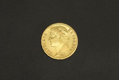 null Pièce en or de 20 francs Napoléon Tête laurée, Empire Français 1810.

1810 A...