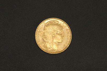 null Pièce en or de 20 francs Coq 1903.

1903 (x1).



Poids : 6.45 g - TB à TTB...
