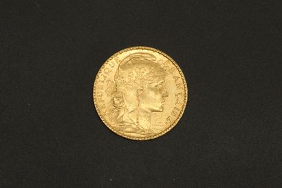 null Pièce en or de 20 francs Coq " Dieu protège la France " 1900.

1900 (x1).



Poids...