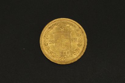 null Pièce en or de 20 francs suisses Helvetica 1886.

1886 (x1).



Poids : 6.45...
