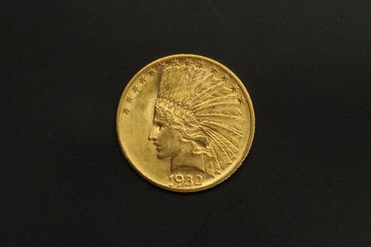null Pièce de or 10 Dollars "Indian Head Eagle" 1932.

TTB à SUP.

Poids : 16.72...