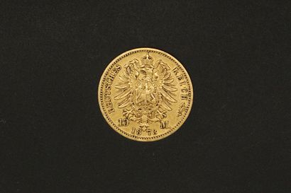null Pièce en or de 10 Mark - Wilhelm I.

1873 A (x1).



Avers : buste de Wilhelm...