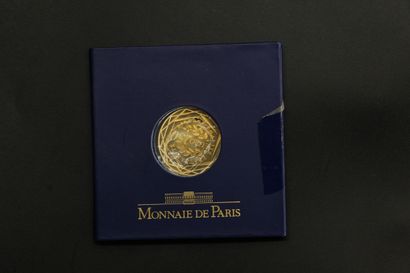 null Pièce en or (999,9) de 250 Francs La Semeuse 2010, frappe de la Monnaie de Paris....