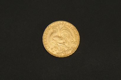 null Pièce en or de 20 francs Coq 1907.

1907 (x1).



Poids : 6.45 g - TB.