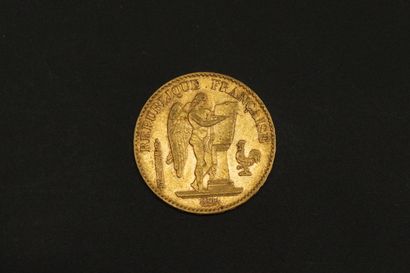 null Pièce en or de 20 francs Génie IIIè République, Dupré.

1895 A (x1).



A :...