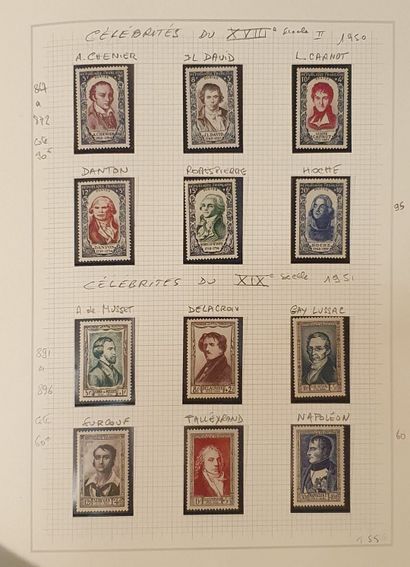 null Trois volumes de france : 

- personnages et vignettes LISA

- timbres personnalisés...
