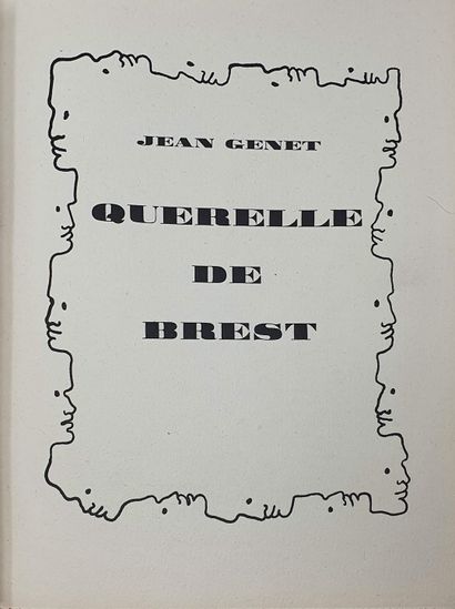 null GENET (Jean). Querelle de Brest. [Paris, Paul Morihien, 1947]. In-4, broché,...