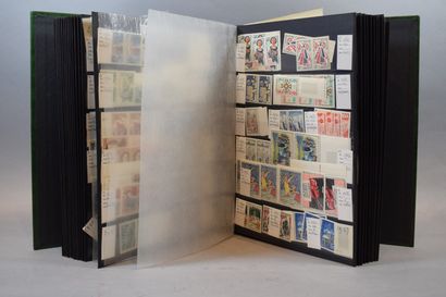 null Un vrac en 19 volumes, timbres du monde entier dont Allemagne bien représen...