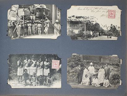 null Album of old postcards with postage, with China, Japan, Madagascar, Polynesia...

Constituted...