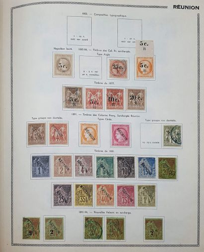 null A collection of French colonies in 4 vols. very nice quality, classical part...