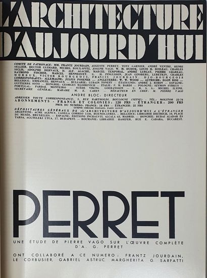 null VAGO Pierre - Study on the complete work of PERRET, Contributors to this issue...