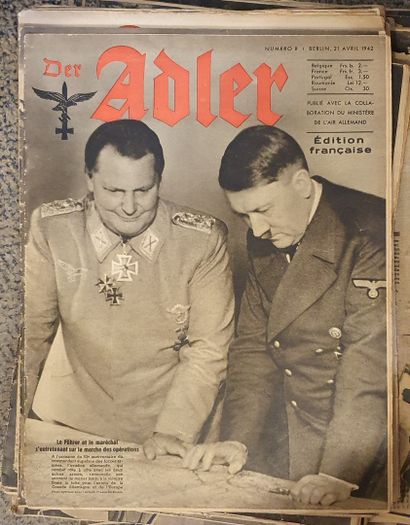 null ADLER , set of fifty magazines including duplicates.

Used condition. 

There...