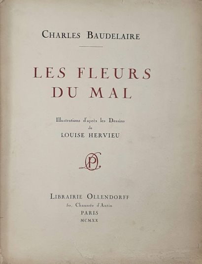 null BAUDELAIRE, Charles - Les Fleurs du Mal, Illustrations d’après les dessins de...