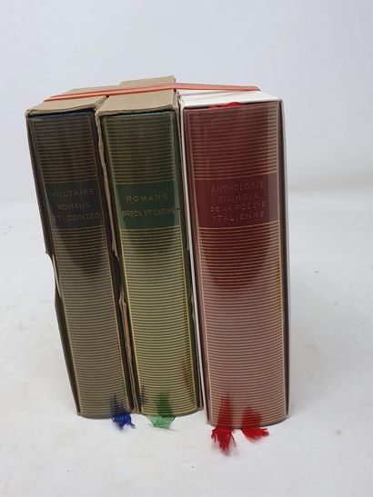 null BIBLIOTHEQUE DE LA PLEIADE

3 vols. 

Anthologie bilingue de la poésie italienne,...