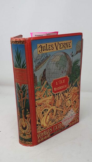 null VERNE Jules. L'île mystérieuse, Hetzel.

Un volume, grand in-8, cartonnage polychrome...