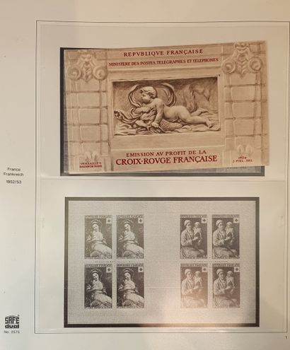 null 1 classeur Collection de France en 19 volumes safe 1938 - 2019 complet. Timbre,...