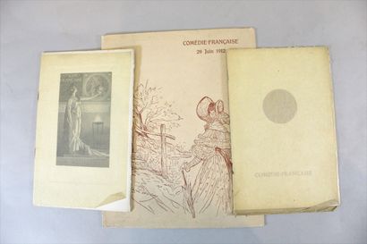 null Comédie Française

Set of three programs:

Retirement performance of M. LE BARGY...