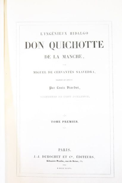 null CERVANTES SAAVEDRA (Miguel de).

L’Ingénieux Hidalgo Don Quichotte de la Manche,...