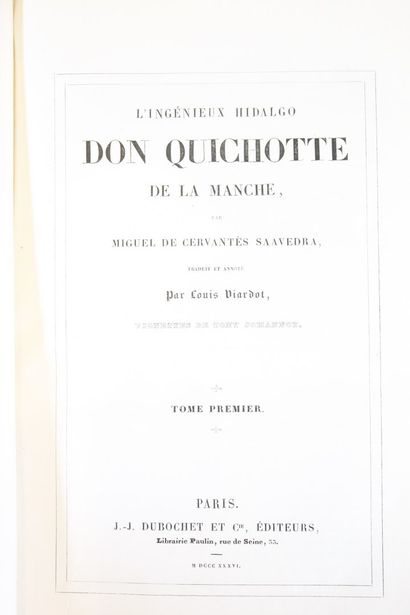 null CERVANTES SAAVEDRA (Miguel de).

The Ingenious Hidalgo Don Quixote de la Mancha,...