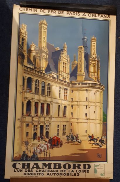 null CHAMBORD - Railway from Paris to Orléans, from ap. Charles Alo (Hallo). Lucien...