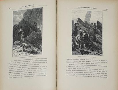 null VERNE Jules. The Mysterious Island, Hetzel.

One volume, large in-8, polychrome...