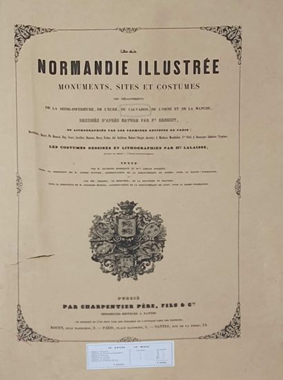 null REGIONALISME NORMANDIE lot :

- ADELINE Jules. Le Cortège historique organisé...