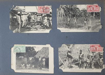 null Album of old postcards with postage, with China, Japan, Madagascar, Polynesia...

Constituted...
